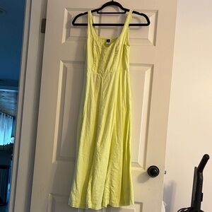 Elegant Yellow Maxi Dress